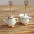 Kate Aspen, Place Card Holders, Tea Time Whimsy, Teapot and Teacup, Place Cards Included, Set of 6,Pink...