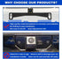Backup Camera License Plate Bracket, Alpha Rider Universal Car Dash Cam Mirror Camera Kit, Rear Reverse License Plate Camera Mount Kit, Rear View ...