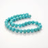 100Pcs Natural Stone Beads 8mm Turquoise Round Gemstone Loose Beads with Elastic Bracelet String for Bracelets Necklace Jewelry Making...