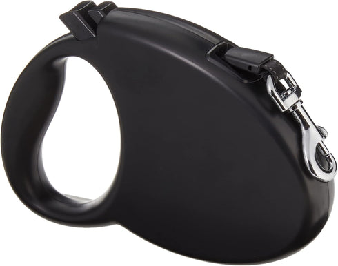 Amazon Basics Retractable Dog Leash, Large - 24ft, Black...
