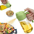 MGahyi 2 in 1 Glass Oil Sprayer & Dispenser, 2024 New 2-in-1 Glass Oil Sprayer and Dispenser for Kitchen Cooking, Glass Oil Dispenser Spray Bottle...