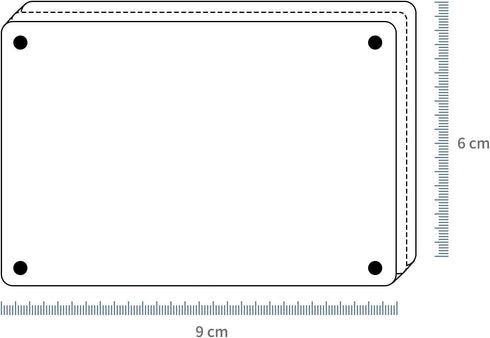 ONE WALL Acrylic Fridge Magnetic Frame, Double Sided Photo Refrigerator Magnet Picture Frame for Fujifilm Instax Mini, 2.36 x 3.54 Inch, Pack of 1...