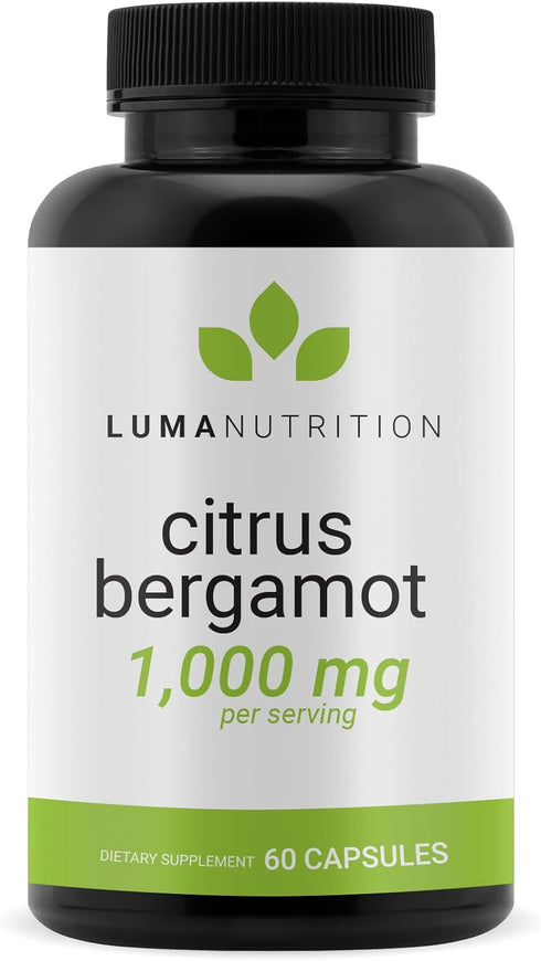 Luma Nutrition Citrus Bergamot 1000mg - Citrus Bergamot Supplement - Made in The USA - Veteran Owned - 60 Capsules...