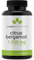 Luma Nutrition Citrus Bergamot 1000mg - Citrus Bergamot Supplement - Made in The USA - Veteran Owned - 60 Capsules...