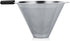 Glass Hand Drip Coffee Maker Pot with Stainless Steel Permanent Filter - 400ML with Scale...