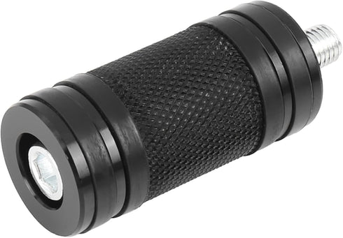 uxcell M8 x 1.25 Black Billet Knurled Burst Motorcycle Shifter Peg for Harley Davidson Touring...