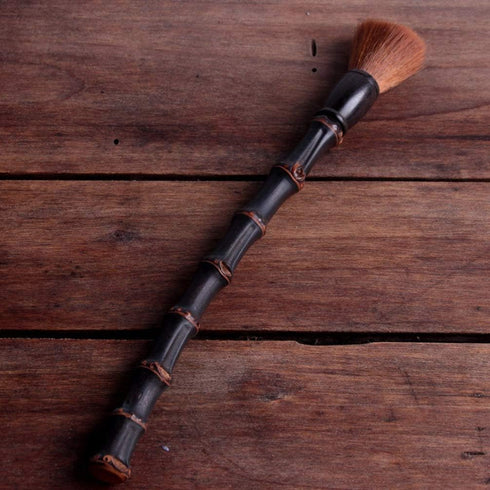 Bamboo Teapot Brush Chinese Kungfu Tea Brush Long Handle Cleaning Brush for Teapot Tea Ceremony Accessories...