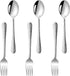 TeamFar Child Utensils, Stainless Steel Kids Silverware Children Spoons & Forks for Self Feeding at Home & Preschool, Healthy, Mirror Polished & H...