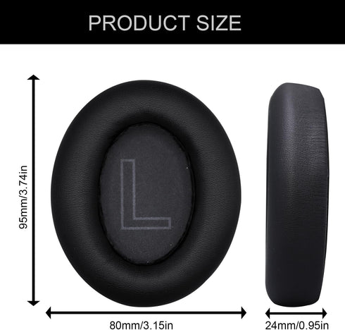 Replacement Ear Pads for Anker Soundcore Life Q20/Q20BT/Q20+ Headphones Accessories, Soundcore by Anker Life Q20 Headphones Earpads with Soft Memo...