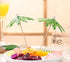 50 Pcs Cocktail Drink Green Tropical Coconut Palm Tree Paper Umbrellas Picks - Cocktail Parasols Cupcake Picks for Hawaiian Party and Pool Party T...