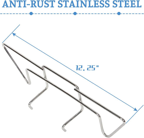 Stainless Steel Charcoal Rails for Weber Charcoal Grill,Indirect BBQ Grilling Accessories for 18/22/26 Inch Weber,Replacement for 7402 Charcoal Ra...