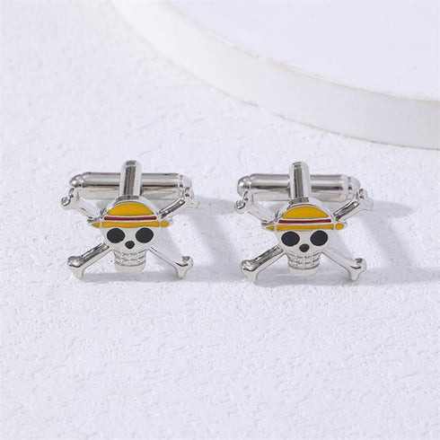 Anime One Pice Skull Cuffliks for men...
