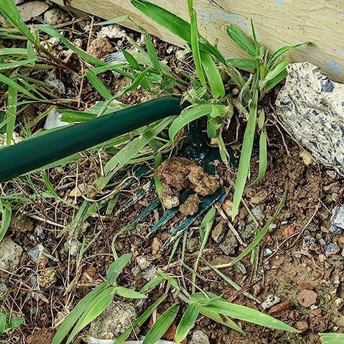 Weeding Artifact Uprooting Weeding Tool Claw Gloves Kit, 6 Teeth Dual Purpose Weed Puller, for Yard Farm Gardening Cultivating Loosening Weeding M...