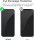 JETech Full Coverage Screen Protector for iPhone 12/12 Pro 6.1-Inch, Black Edge Tempered Glass Film with Easy Installation Tool, Case-Friendly, HD...