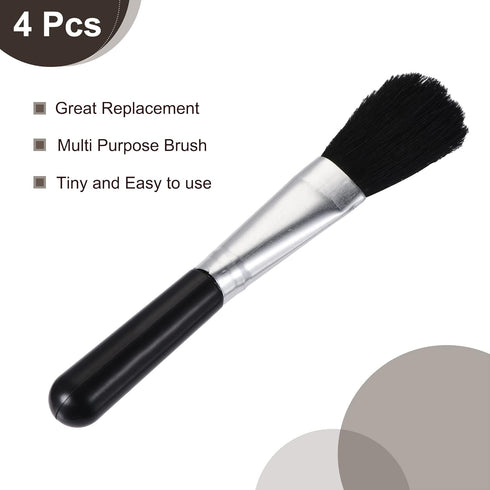 MECCANIXITY Computer Cleaning Brush Tools Soft Bristle with 4.7 Inch Plastic Handle for Keyboard, Camera Lens, Electronics, Home, Office, 4 Pack...