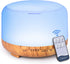 Essential Oil Diffuser, YIKUBEE Oil Diffuser, 500ml Humidifier, Diffusers for Home, Aromatherapy Diffuser with Remote Control, Diffusers for Essen...