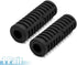 uxcell 1 Pair 15mm Rubber Nonslip Footrest Pedal Foot Peg Cover Shell Black for Motorcycle...