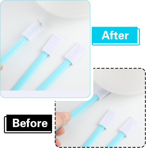 20PCS Crevice Cleaning Tool Disposable Crevice Cleaning Brush for Small Spaces Disposable Toilet Bowl Brush for Window Groove, Track, Keyboard,Gro...