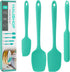 HAUSHOF Silicone Spatula Set of 4, Food Grade Silicone Spatula for Cooking, Baking, Mixing - Spatulas for Kitchen Use, One-Piece Seamless Design, ...