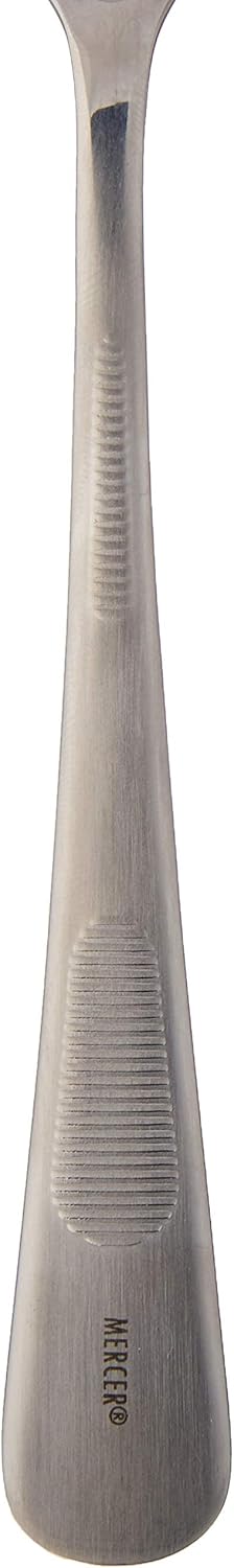 Mercer Culinary 18-8 Stainless Steel Saucier Spoon with Tapered Spout, 8-1/2 Inch,Silver...