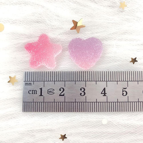 GBSTORE 50 Pcs Mix Fake Candy Resin Charm Flatback Embellishments Making Supplies for Cell Phone Case Scrapbooking Hair Clip Easter DIY Craft Maki...