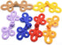 5 Pairs/Pack Chinese Knots Frog Buttons Closure Sewing Buttons Fastener for DIY Sewing (01 Red)...