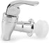 Cornucopia Brands Push Style Spigots for Beverage Dispenser Carafes (2-Pack), Replacement Lever Pour Spouts, Chrome Design Lock Open Style...