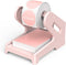 Label Holder Thermal Label Holder for Rolls and Fanfold Labels Shipping Label Stand Desktop Printer DIY Accessory Supplies for Home, Office (Pink)...