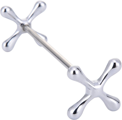 ChezMax Silver Zinc Alloy Flower Chopsticks Rest Spoons Stand Forks Knifes Holder Pack of 5...