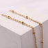 Kyutong 10M Gold Stainless Steel Jewelry Chain in Bulk Beaded Cable Link Chain Roll with Jump Rings and Lobster Clasps for DIY Jewelry Making Supp...