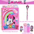 Innovative Designs Disney Minnie Mouse Tab Journal Spiral Notebook, Ballpoint Pen, Sticky Tabs, 96 Lined Pages, Pink...