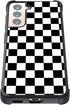 Tnarru for Samsung Galaxy S21 Case Checkered Pattern Hard PC Back and Soft TPU Sides Non-Slip Slim Thin Scratchproof Shockproof Protective Cute Ph...