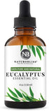 NaturoBliss 100% Pure Natural Undiluted Eucalyptus Essential Oil (4oz) Premium Therapeutic Grade Aromatherapy...