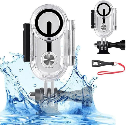 Coyktonty Dive Case Waterproof Case for Insta360 Go 3, Underwater Diving Protective Shell 40M with Bracket Accessories...