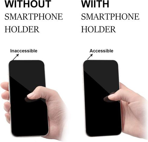 6 Pieces Finger Strap Phone Holders Phone Handle Grip Cell Phone Stand with Kickstand Elastic Phone Finger Holder for Cell Phone Case Small Tablet...