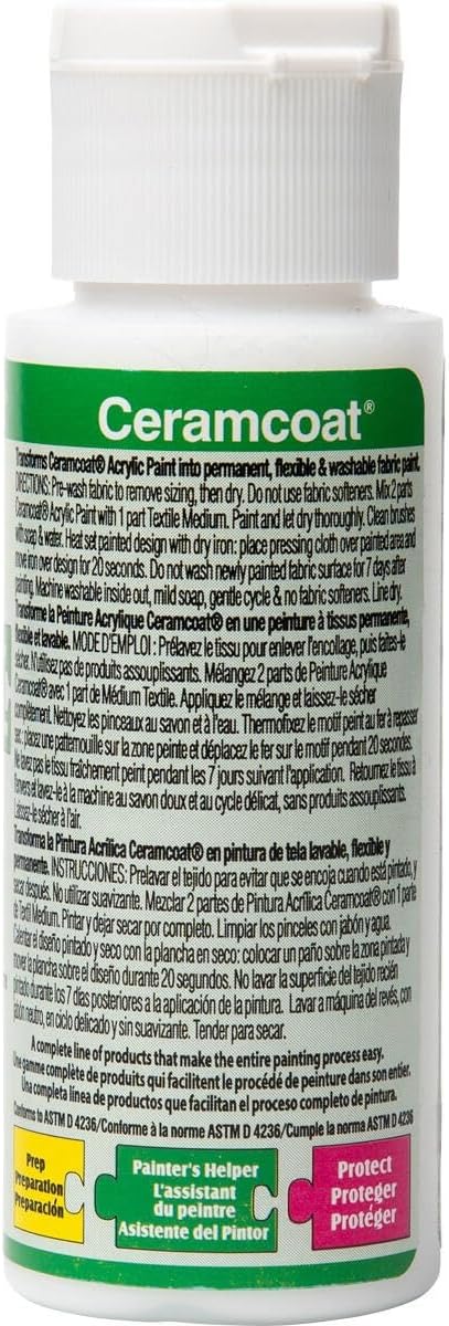 Delta Creative Ceramcoat Textile Medium Delta 2oz, 2 ounce...