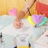 Pom Pom Ballpoint Pen 4 Pack Heart Shape Puffy Pens Fluffy Pen for Girls Colorful Fuzzy Pens Ballpoint Pens for School,Office and Party Supplies...