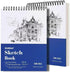 Ankkol 9x12 Sketchbook, Sketch Book Pack of 2, 200 Sheets (68 lb/100gsm), Spiral Bound Artist Sketch Pad, 100 Sheets Each, Sturdy Acid Free Drawin...