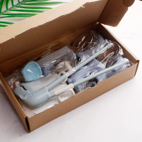 Dinosaur Toddler Flatware Kid Fork and Spoon Set, Baby Spoons Self Feeding Baby...