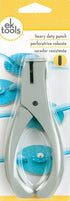 EK Tools Heavy Duty Paper Punch, Vertical Slot, Gray...