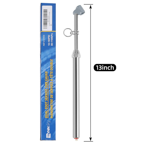 WYNNsky 10-160LBS Tire Pressure Gauge for Car, Truck, Bike, Motorcycle, 80-1100kPa...