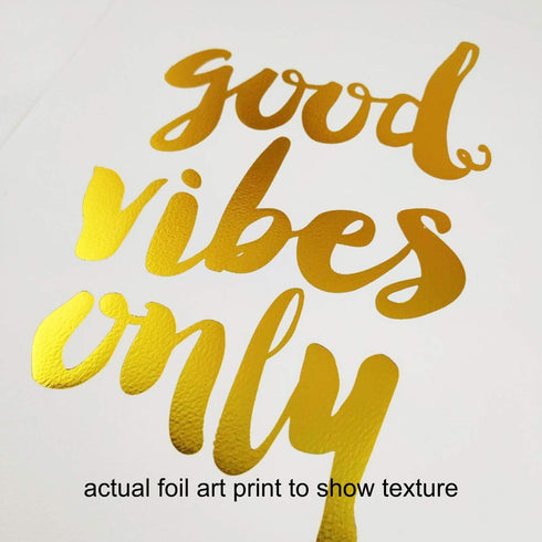 Susie Arts 8X10 Unframed So fresh and so clean Funny Kids bathroom art Real Gold Foil Print Wall Art Poster Home Inspirational Gold Decor Christma...