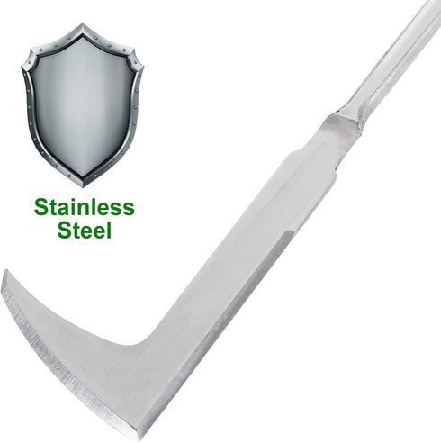 2 Pack 13" Crack Weeder Crevice Weeding Tool with Garden Gloves, Stainless Steel Manual Weeder Lawn Yard Gardening Hand Tool (L-Shape)...