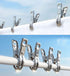 Clothes Pins 32 Pcs Metal Beach Chair Towel Clips,Heavy Duty Stainless Steel Clothespin, Row Cover Clips,Garden Clips,Greenhouse Clamps...