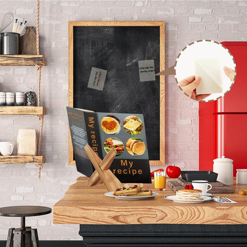 Cookbook Stand,Wooden Cookbook Holder,Recipe Book Holder for Display Stand,Cook Book Stand for Kitchen Hands-Fre-e Cooking, Cookbook Stand for Kit...