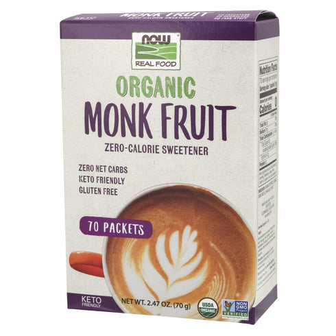 NOW Foods Monk Fruit Organic, 70 Packet...