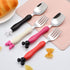 Children Spoon Fork Set Baby Feeding Spoon Stainless Steel Kids Eating Utensils Toddler Baby Flatware Accessories...