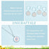 UNICRAFTALE 30pcs DIY Blank Dome 304 Stainless Steel Pendant Making Kits Flat Round Bezel Tray Charms with Glass Cabochons Blank Bezel Pendant Tra...