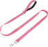 Reflective Nylon Dog Leash for Walking,Strong Dog Leash with Padded Handle for Medium and Large Dogs,6 FT,Hot pink...