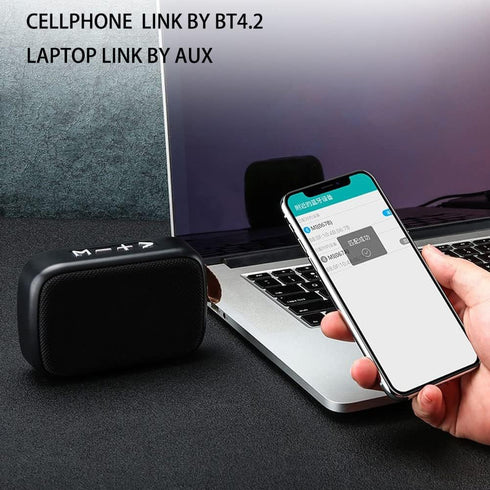 Cuifati Wireless Bluetooth Speaker Subwoofer Wireless Stereo Portable USB Mini Speaker with FM Radio Louder Volume Crystal Clear Stereo Sound Rich...